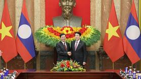 Chủ tịch nước Lương Cường hội kiến Tổng Bí thư, Chủ tịch nước Lào Thongloun Sisoulith