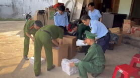 Quảng Ngãi: Thu giữ 1.400 bao thuốc lá không rõ nguồn gốc