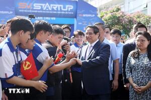 Thủ tướng Phạm Minh Chính dự Hội nghị tổng kết “Đề án hỗ trợ học sinh, sinh viên khởi nghiệp đến năm 2025”