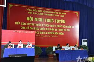 Chủ tịch nước Lương Cường tiếp xúc cử tri TP Hồ Chí Minh trước Kỳ họp thứ chín, Quốc hội khóa XV