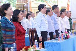 Chủ tịch nước Lương Cường dự Ngày hội Đại đoàn kết toàn dân tộc tại thành phố Đà Nẵng