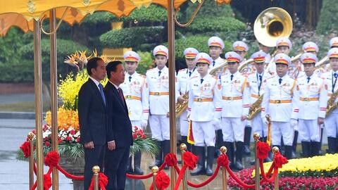Chủ tịch nước Võ Văn Thưởng chủ trì lễ đón Tổng thống Indonesia thăm cấp Nhà nước tới Việt Nam