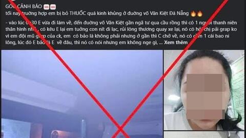 Thực hư thông tin người phụ nữ bị đối tượng lạ bỏ thuốc mê