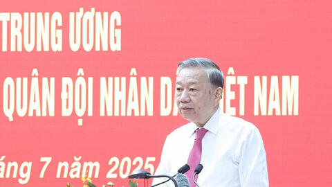 Tổng Bí thư Tô Lâm: Tăng cường xây dựng Quân đội vững mạnh về chính trị
