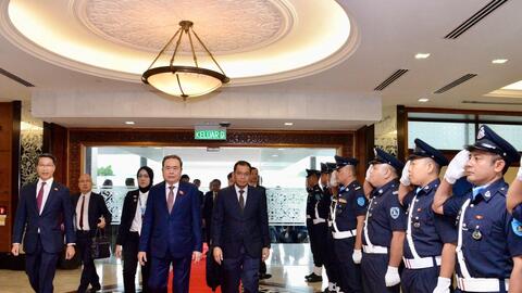 Chủ tịch Quốc hội Trần Thanh Mẫn hội đàm với Chủ tịch Hạ viện Malaysia