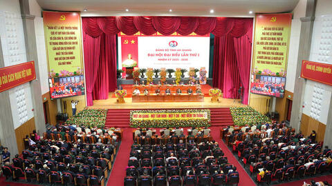 Khai mạc Đại hội Đảng bộ tỉnh An Giang lần thứ I, nhiệm kỳ 2025 - 2030