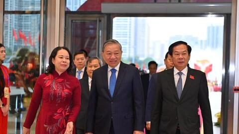 Tổng Bí thư Tô Lâm cùng lãnh đạo Đảng, Nhà nước dự Đại hội thi đua yêu nước lần thứ XI