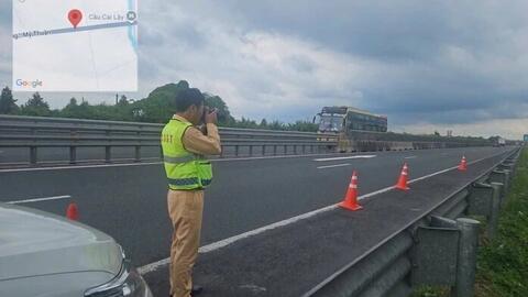 428 chủ phương tiện vi phạm trên cao tốc được gửi thông báo phạt nguội