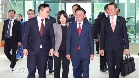 Thường trực Ban Bí thư Trần Cẩm Tú kết thúc tốt đẹp chuyến thăm chính thức Singapore