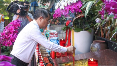 Thủ tướng Lê Minh Hưng dự Lễ viếng, truy điệu và an táng 731 hài cốt liệt sĩ tại Công viên Lê Thị Riêng