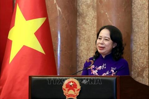 Phó chủ tịch nước Võ Thị Ánh Xuân trao Huân chương Lao động tặng học sinh đoạt giải Olympic và Khoa học kỹ thuật quốc tế năm 2025
