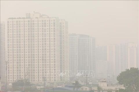 Chỉ số ô nhiễm không khí ở Hà Nội ở mức xấu