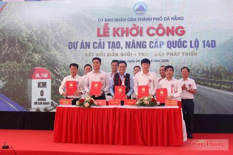 Đà Nẵng: Khởi công dự án nâng cấp Quốc lộ 14D hơn 4.500 tỷ đồng