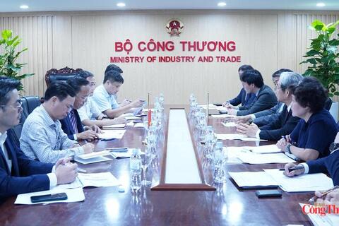 Thứ trưởng Nguyễn Hoàng Long làm việc với doanh nghiệp Nhật Bản về LNG