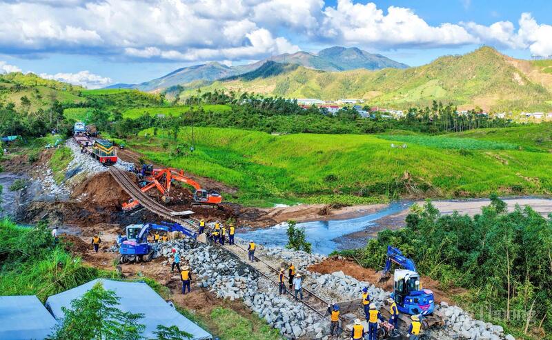 Gấp rút thông tuyến đường sắt Bắc Nam đoạn qua Gia Lai, Đắk Lắk.