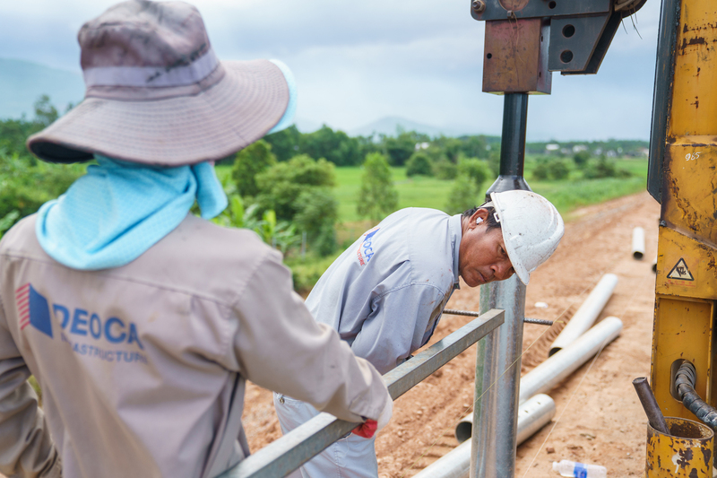 Chủ đầu tư cùng liên danh nhà thầu đã huy động hơn 3.000 kỹ sư, công nhân để thi công kịp tiến độ dự án