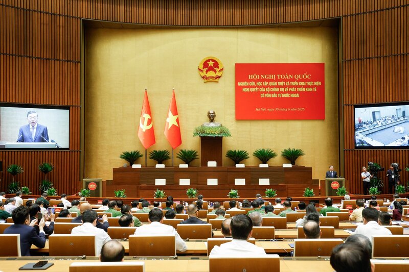 Tổng Bí thư, Chủ tịch nước Tô Lâm phát biểu chỉ đạo tại hội nghị. Ảnh: Quang Vinh
