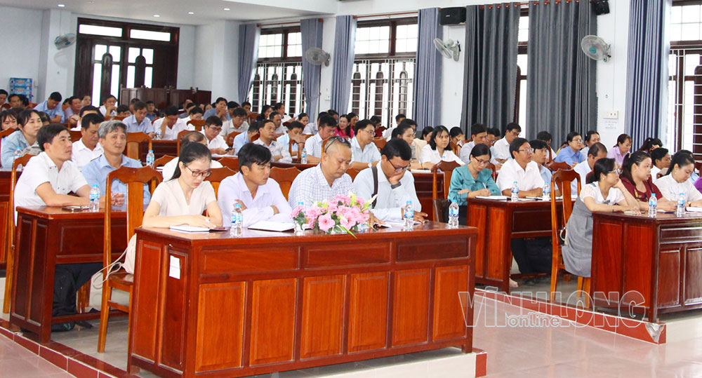 Các đại biểu tham dự tập huấn.