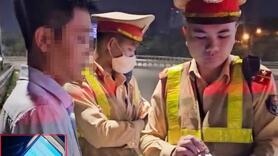 Hà Nội: Liên tiếp phát hiện lái xe vi phạm nồng độ cồn, dương tính chất ma tuý trong đêm