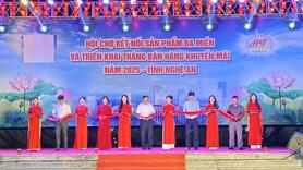 Nghệ An: Khai mạc Hội chợ kết nối sản phẩm ba miền