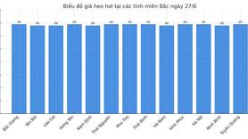 Giá heo hơi hôm nay 27/6/2025: Cao nhất 73.000 đồng/kg