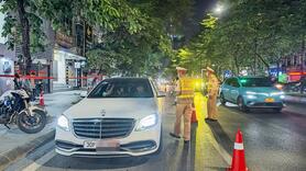 Hà Nội: Cảnh sát giao thông xử lý các trường hợp vi phạm nồng độ cồn trong đêm