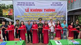 Bàn giao công trình xóa nhà tạm, nhà dột nát tặng đồng bào dân tộc thiểu số