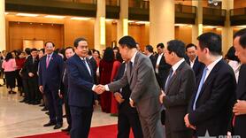 Chủ tịch Quốc hội Trần Thanh Mẫn gặp mặt các đại biểu đầu Xuân Bính Ngọ 2026