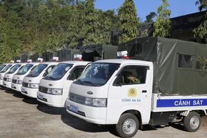 Công an 7 xã biên giới ở Đắk Nông được cấp ô tô chuyên dùng