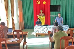 Phó Chủ tịch UBND tỉnh Kpă Thuyên kiểm tra công tác trồng rừng tại Đak Đoa