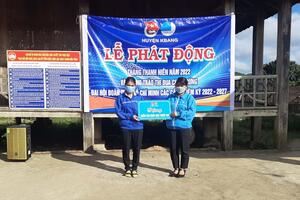 Huyện Đoàn Kbang ra quân Tháng Thanh niên năm 2022