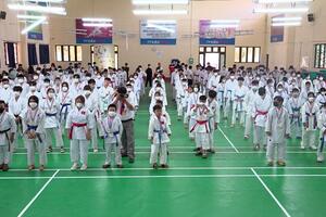Võ karate góp phần quan trọng giáo dục thể chất