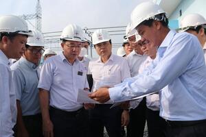 Bàn giải pháp tháo gỡ vướng mắc mặt bằng dự án truyền tải điện đi qua tỉnh Bình Dương