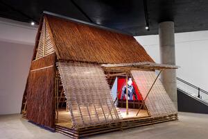 Nhà tre nổi Việt 'đi trên mây' đến bảo tàng Hàn Quốc