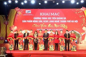100 gian hàng tham gia xúc tiến, quảng bá sản phẩm nông sản chào Xuân Quý Mão 2023