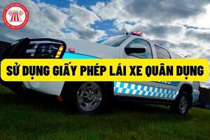 Hành vi vi phạm quy định về sử dụng giấy chứng nhận đăng ký xe quân sự