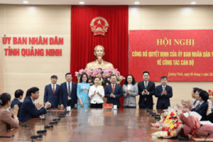 Tỉnh Quảng Ninh điều động, bổ nhiệm nhiều cán bộ