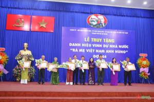 Thành phố Hồ Chí Minh tổ chức Lễ truy tặng danh hiệu Bà mẹ Việt Nam Anh hùng