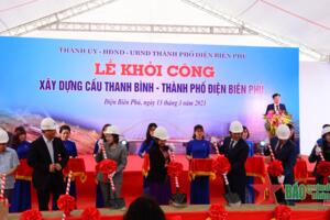 Điện Biên: Khởi công xây dựng cầu Thanh Bình