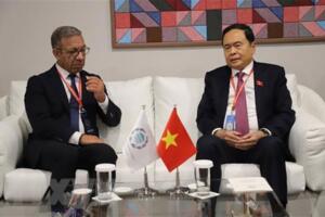Phó chủ tịch Thường trực Quốc hội Trần Thanh Mẫn gặp Tổng Thư ký IPU và lãnh đạo quốc hội, nghị viện các nước