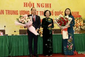 Ủy ban Trung ương Mặt trận Tổ quốc Việt Nam có Phó chủ tịch-Tổng Thư ký mới