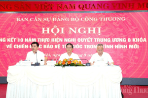 Bộ Công Thương tổng kết thực hiện Nghị quyết Trung ương về Chiến lược bảo vệ tổ quốc