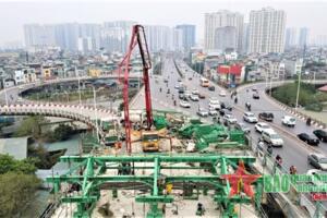 Hà Nội tiếp tục đẩy nhanh tiến độ các công trình giao thông trọng điểm