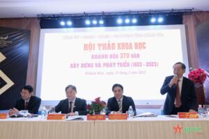 Hội thảo khoa học “Khánh Hòa 370 năm xây dựng và phát triển”