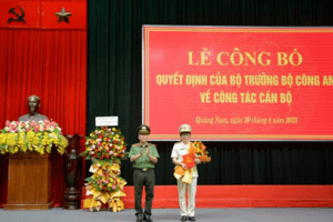 Quảng Nam có nữ Phó Giám đốc Công an tỉnh đầu tiên