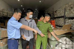 TP. Hải Phòng: Phát hiện một số lượng lớn giày, dép giả mạo các nhãn hiệu