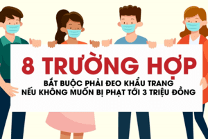 8 trường hợp bắt buộc phải đeo khẩu trang nếu không muốn bị phạt tiền