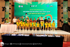 Có 50 đội bóng tham dự Giải Bóng đá Nhi đồng U11 toàn quốc