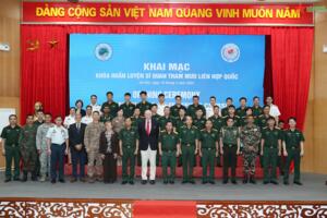 Khai mạc khóa huấn luyện sĩ quan tham mưu Liên hợp quốc năm 2023