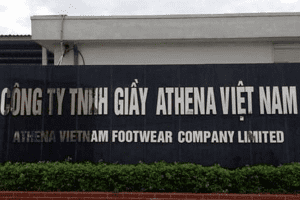 Vi phạm môi trường, Công ty giầy Athena Việt Nam - Chi nhánh Nga Sơn bị phạt 300 triệu đồng
